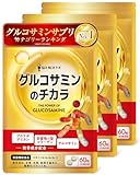 グルコサミンのチカラ プロテオグリカン グルコサミン 非変性Ⅱ型 コラーゲン サプリ90日分 180粒 ヒアルロン酸 国内製造 悩み解決ラボ
