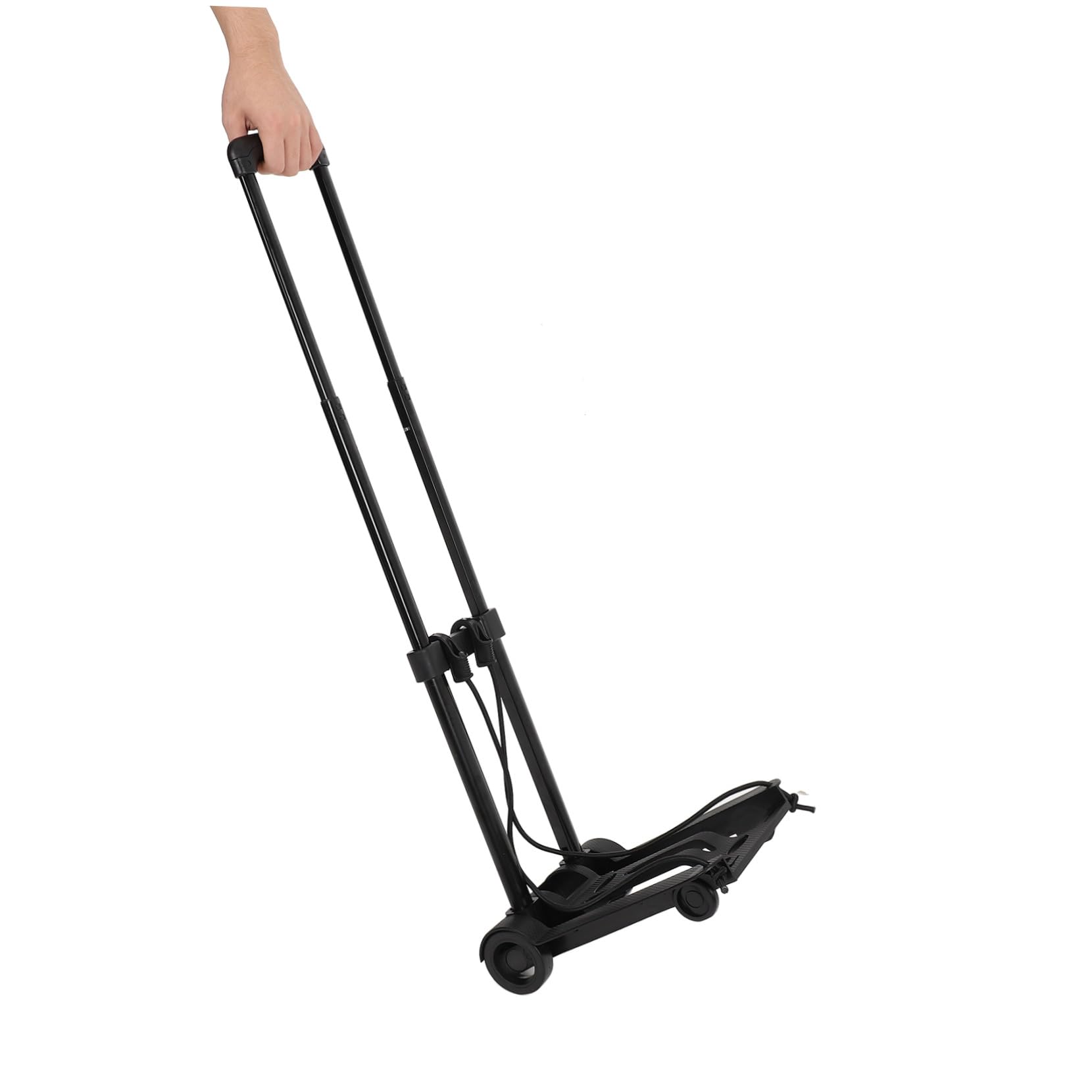 Baluue Carrito Utilitario Plegable para Compras y Equipaje Portátil Ruedas Resistentes de Hierro y Abs, Diseño Compacto y Plegable Adecuado para Viajes y Mudanzas