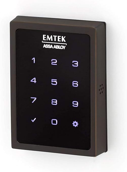 EMTEK Empowered Motorized Touchscreen Keypad Smart Deadbolt Connected ...