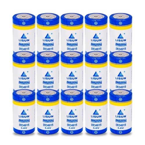 HDSBFCWYGG <- Pack of 15 -> ER34615 3.6v 19000mah Size D Battery for LISUN Multipurpose PLC Programmer