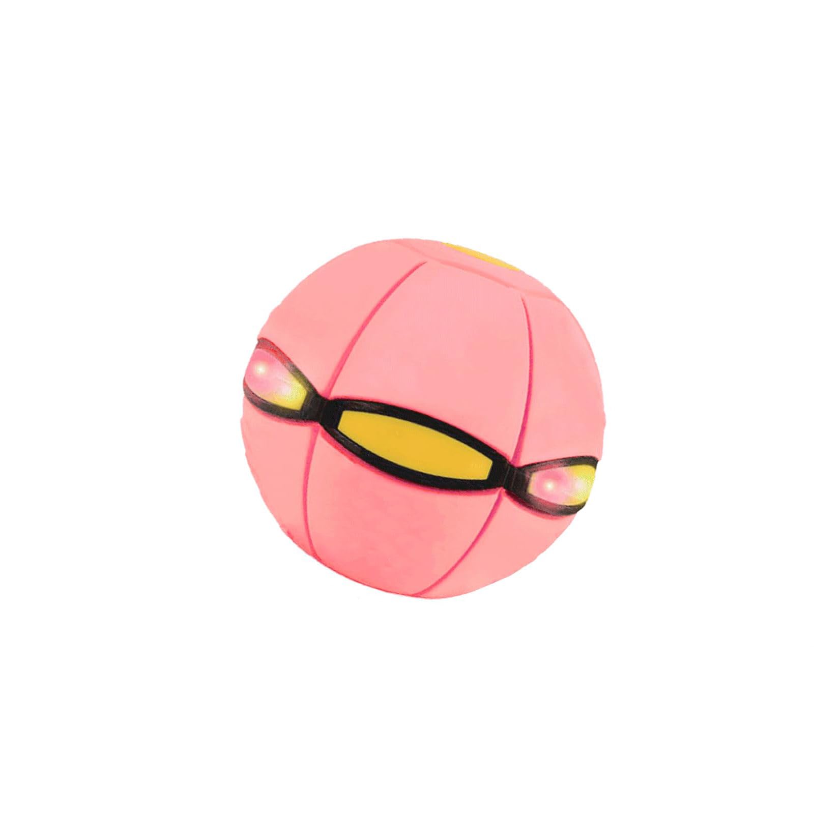 Balle rebondissante pour enfants soucoupe volante magique avec lumières