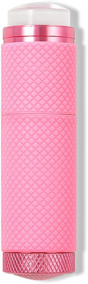 Nail Art UV Press Lamp, LED Nail Dryer, Pink, Silicone Cover, 9 LED Lights, Portable, Battery Operated