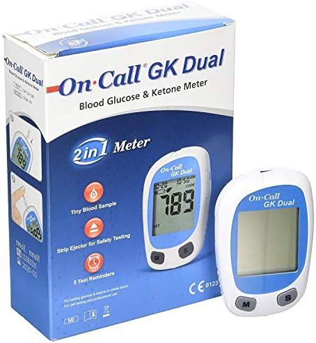 Glucose and Ketone Meter (excl. test strips, lancets, lancing device)