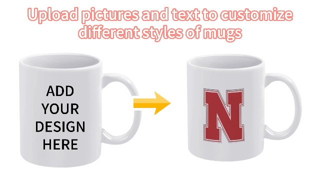 Amazon.com: Personalized Coffee Mug Custom Ceramic Mugs with Your Image  Photo Text or Logo, Customized Advertising Cups for Coffee Beverage Shops  11 Ounces Cup, All White & NO Customized : Home &