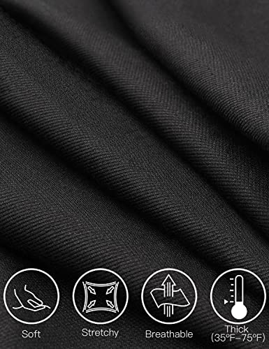 Tapata Women's Straight Leg Dress Pants Stretchy High Waist with Pockets 29''/31''/33''for Work Casual2