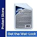 Wet Look Natural Stone Sealer. Durable, Long-Lasting Gloss Protection. Interior and Exterior Pavers, Slate, Sandstone, Travertine, Flagstone, Driveways, Garage Floors, etc. Black Diamond Stoneworks