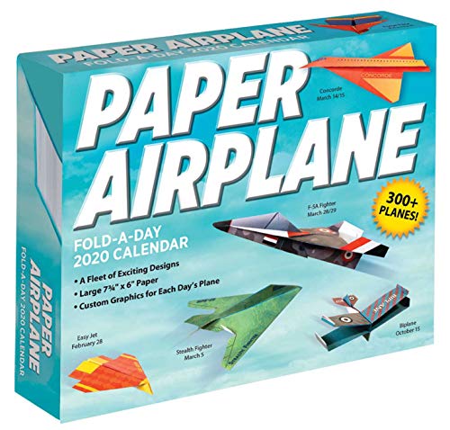Paper Airplane Fold-a-Day 2020 Calendar