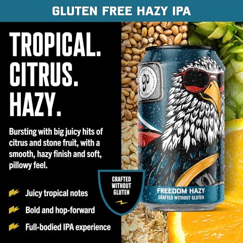 Image of Go Brewing Freedom Variety Pack, NA Beer, 12 Pack (12 oz) | Small-Batch Craft Brew, Low-Calorie, Classic Ingredients, Bold Smooth Finish, Any Occasion