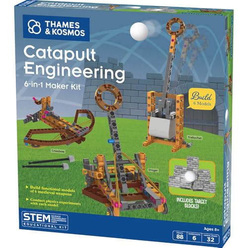 Kit Catapult Engineering de fabrication de machines médiévales pour jouer en famille le mercredi