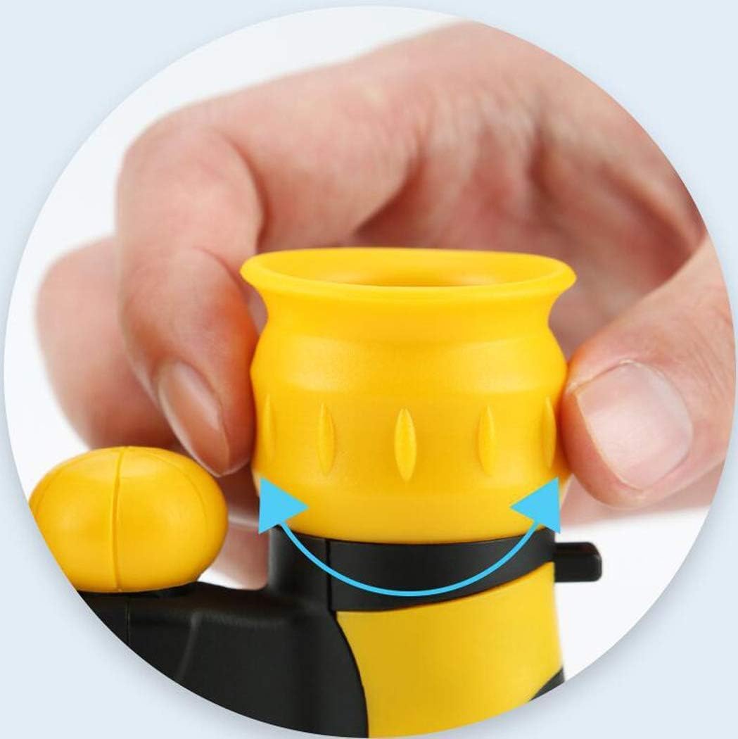 Telescopio monocular, binoculares Infantiles Alta Potencia, Mini telescopio Exterior 8x21 a Color, no Mirar al Sol con telescopio, binoculares Amarillos
