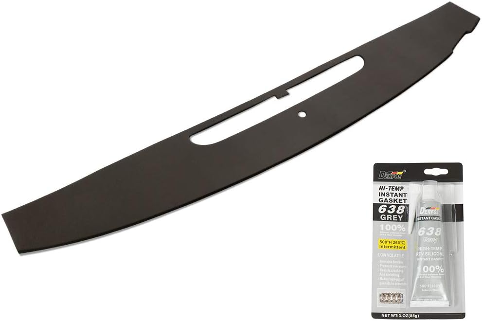 PIT66 Defrost Vent Grille Cover, Compatible with 2007-2014 Cadillac Escalade ESV / 2007-2013 EXT Hybrid, Front Dash Cover Overlay