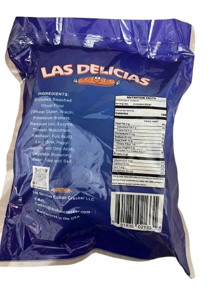 Galletas Cubanas Crackers Las Delicias Pack 3 x 8 oz miniatura 4