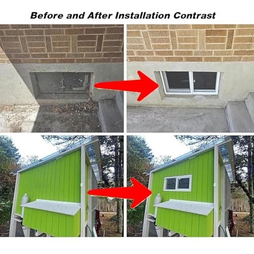 Ventana corredera de aluminio negro fácil de instalar en sótano 6
