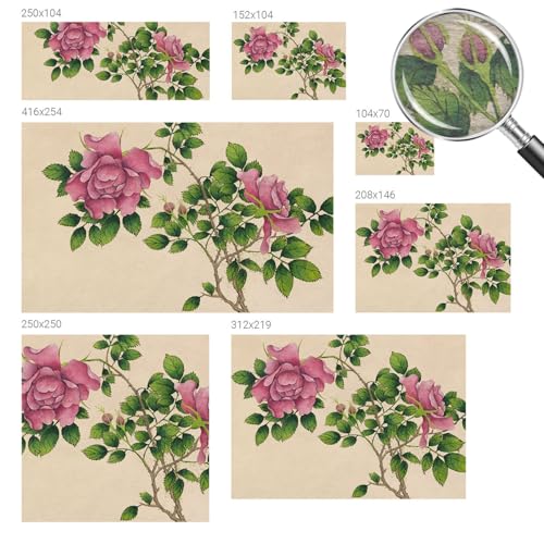 Impression de haute qualité pour ce décor mural intissé rose - 6