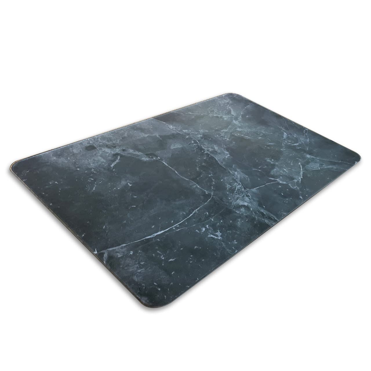 Chopping Board-Catering Cutting Set-Kitchen Board-Glass Worktop Savers-Sink Chopping Board-Large-Worktop Protectors Heat Resistant-Marble Effect Grey (Design 8, 40 x 30 cm (Pack of 1)) — view 42