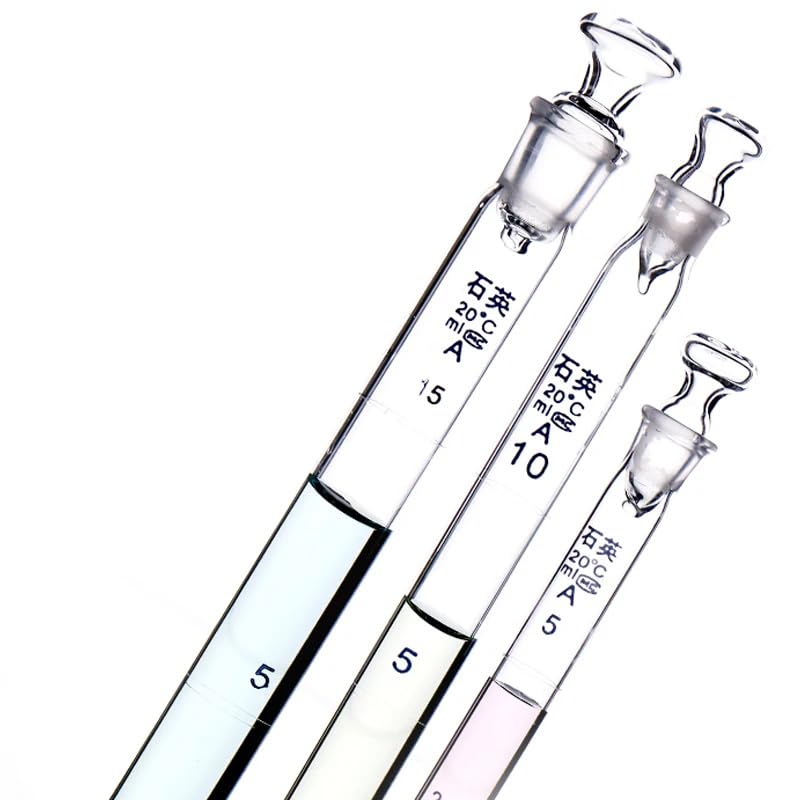 Kwarcowa probówka laboratoryjna o pojemności 15 ml z pokrywką — materiał JGS-2 odporny na wysokie temperatury