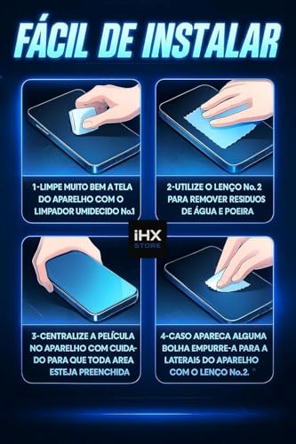 [KIT] Capa Capinha Para Motorola Moto G56 Anti-Impacto Premium Transparente + Película de Cerâmica 9D ou Privacidade 3D (Capa + Película de Privacidade 3D)