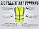 2 Stück Warnwesten Auto Pannenweste , 2022 Gelb Warnweste mit Reißverschluss und 360 Grad Reflektierende Streifen, Neongelb Sicherheitsweste, Waschbar Reflektierend Weste, Herren Frauen, Pkw, LKW