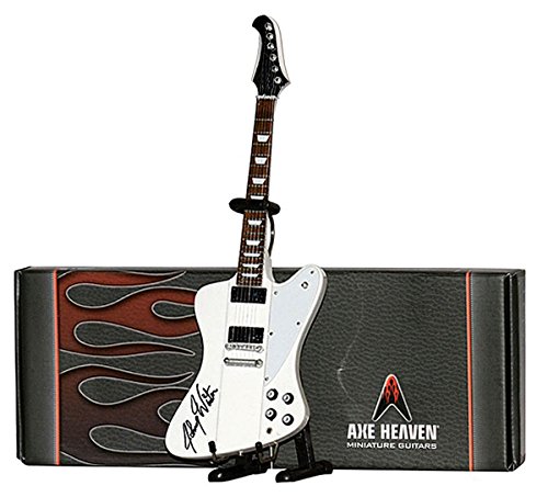 Johnny Winter Firebird White Mini: Officially Licensed Miniature Guitar Replica