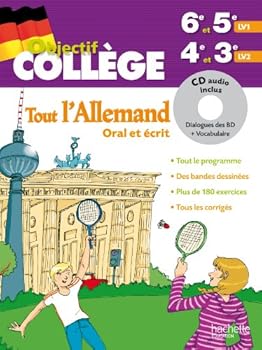 Paperback Objectif Collège - Tout l'Allemand 6e et 5e ou 4e et 3e (Collège / Brevet) [French] Book