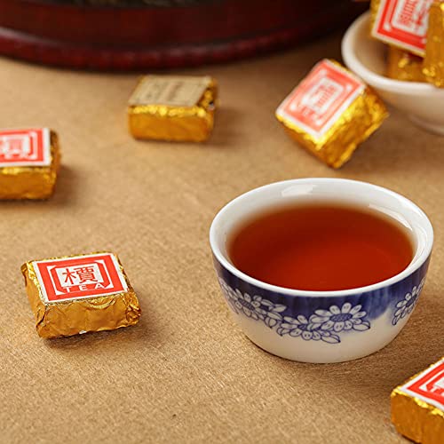 Good Luck Gold Brick Aged Pu'er Tea 250g