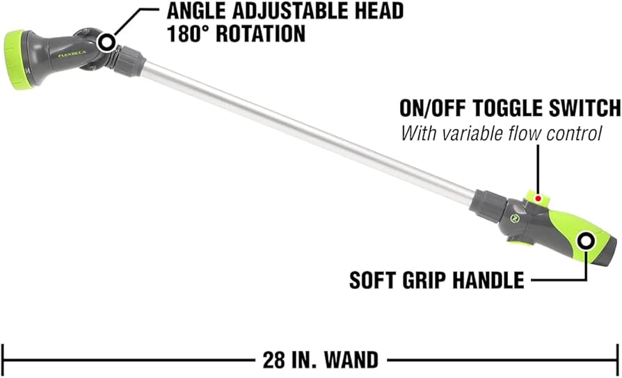 Amazon.com : Flexzilla Garden Nozzle - 3-Pattern Adjustable
