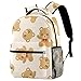 chuangxin 12 "Reiserucksack, strapazierfähiger College-Schulrucksack Frauen Mädchen Casual Daypack (11,5 x 8 x 16 Zoll) Süßer Teddybär