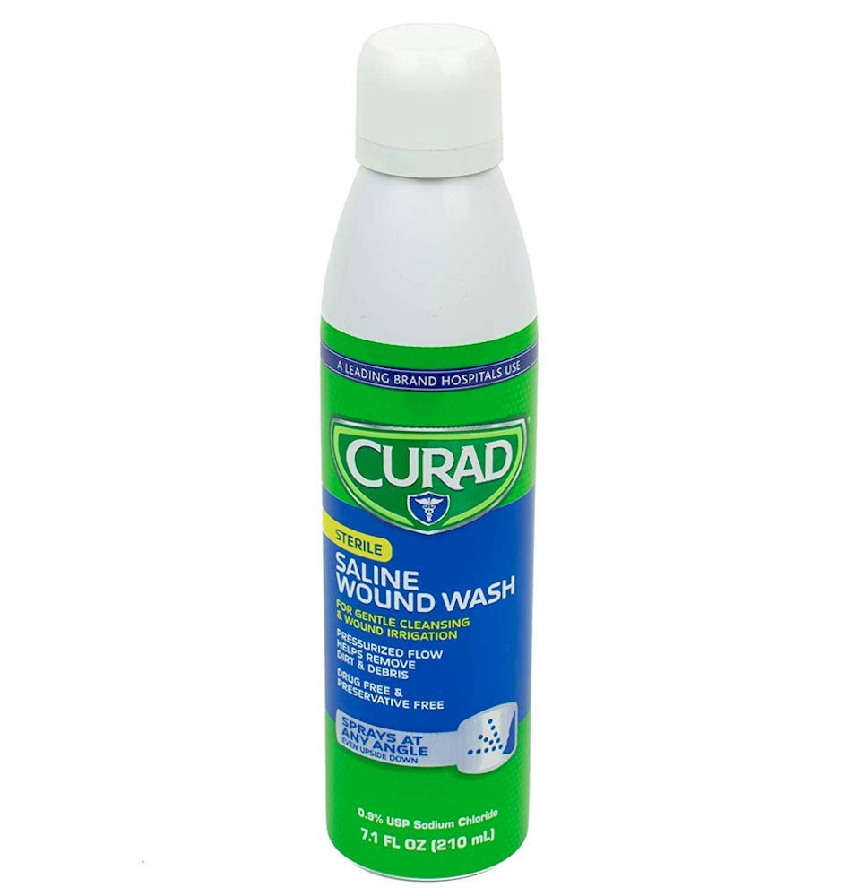 Curad Sterile Saline Wound Wash Amazon.in Health & Personal Care