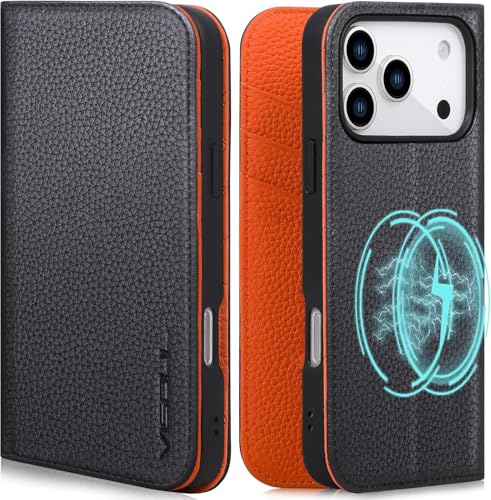 Funda de piel iPhone 17 Pro en caja de regalo protectora magnética VISOUL