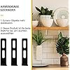 Amazon.com: 6 Pcs Adjustable Slotted L Brackets, Black L Shaped Bracket ...