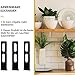 Amazon.com: 6 Pcs Adjustable Slotted L Brackets, Black L Shaped Bracket ...