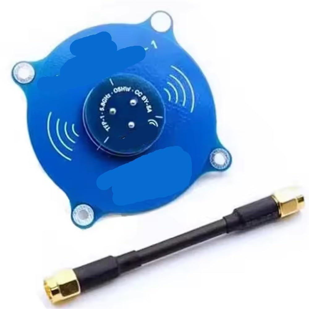Zirkular polarisierte FPV-Antenne mit dreifachem Feed-Patch, passend for 1 5,8 G 9,4 DBI RC FPV-Brille(1PC RP-SMA)