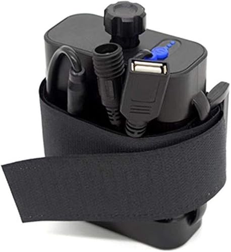 Miniatura 5 de MINCHEN Bikelight - Caja de baterías de 8,4 V para 2 baterías recargables 26650 con interfaz DCUSB para faros delanteros de bicicleta