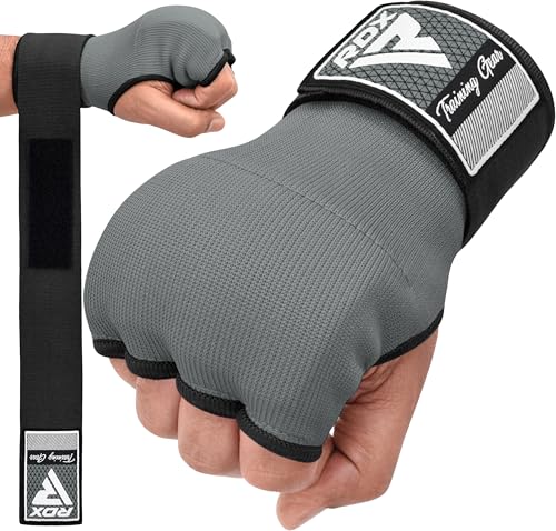 RDX Gel Innenhandschuhe Boxen MMA Muay Thai Training, Elastisch Boxbandagen 100cm Lang Handgelenkbandagen, Kampfsport Sparring Handbandagen Inner Boxing Gloves Punchingbälle Punchinghandschuhe