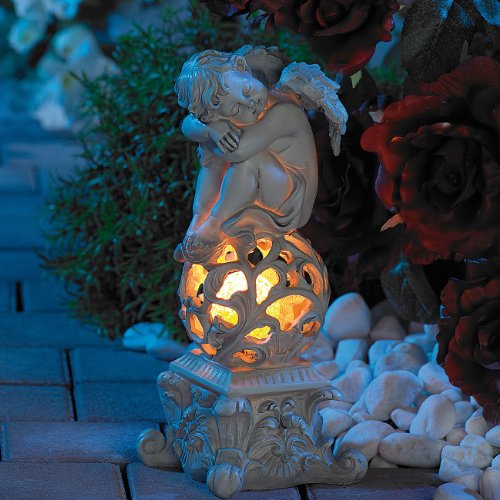 Lunartec Dreaming Angel with Solar Light, White, 25 (M/L) - Image 2
