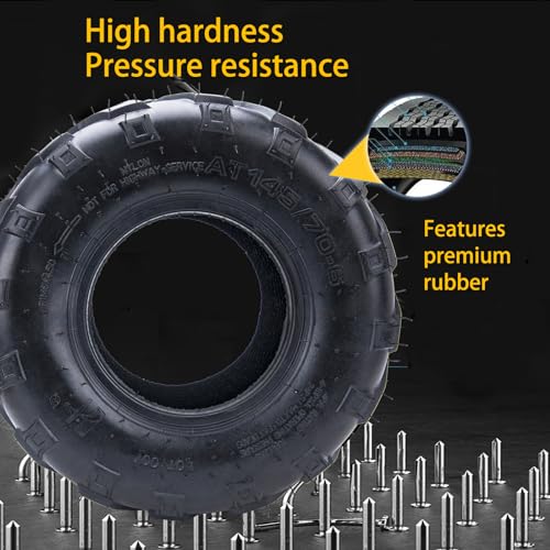 145/70-6 Tires for Go Kart ATV Mini Bike Tires Coleman