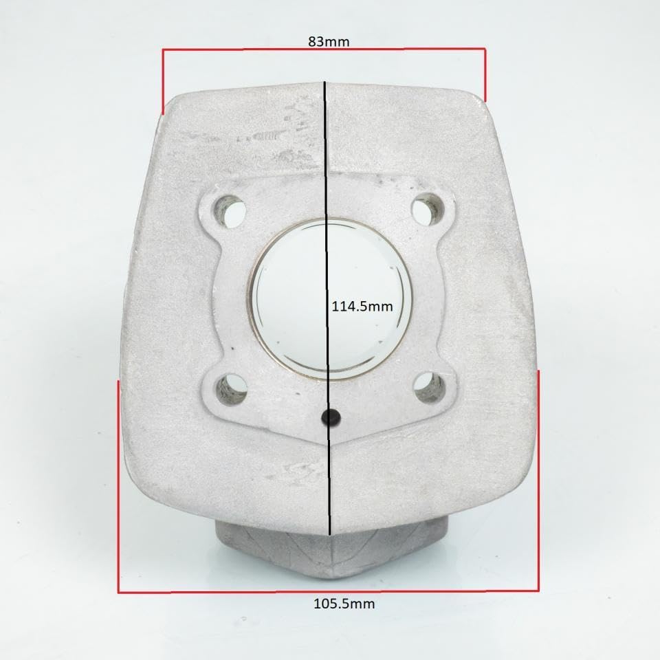 Cylindre Airsal 103 Chrono 50cc haut moteur aluminium à haute dissipation thermique