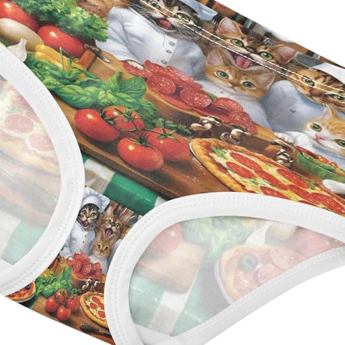 Cute Cats Chef Dinner Toddler Girls's Underwear 2T 202b85954