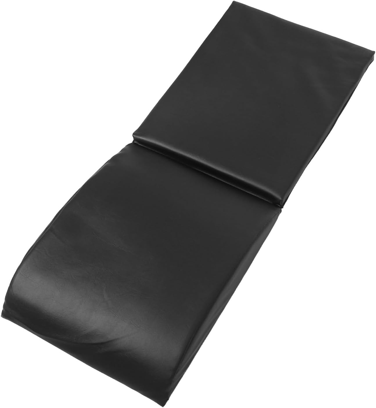 Portable Foldable Ab Exercise Mat for Core Workout, Sit up Ab Mat with Lumbar Support and Tailbone Protection, Black Abdominal Pad for Home Gym Fitness Training