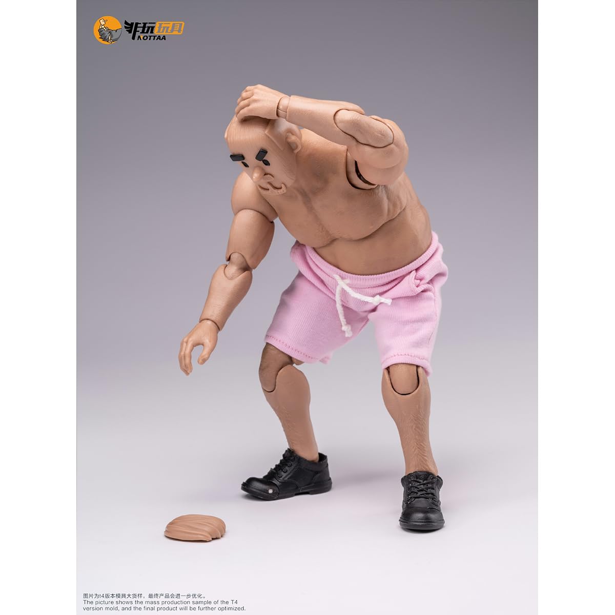 Amazon | HiPlay 非玩玩具 NOTTAA 1/12 中年方頭人素体 一体首 NT-03S