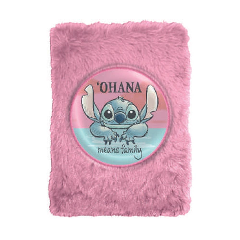 Disney Unisex Kids Multicoloured Stitch A5 Plush Notebook St00034 | Acotis