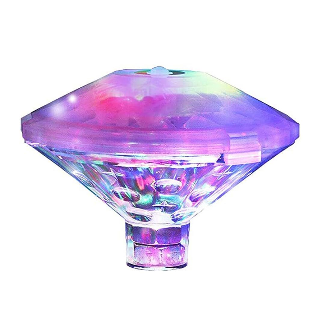 Luces LED flotantes para piscinas y bañeras con carga solar 8