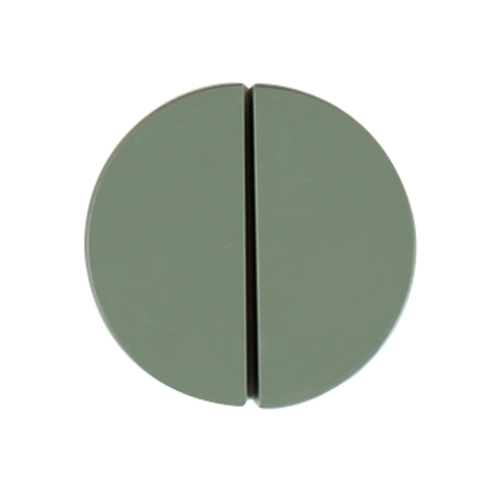Dswzlqdxb Green 2 Pieces Wooden Handle,Drawer Pulls Half Circle,Cabinet Knobs Decorative Semi Circle,Door Knobs Cupboard Handle Door Levers For Wardrobe,Book Cabinet,Hole Distance 64Mm (Green)