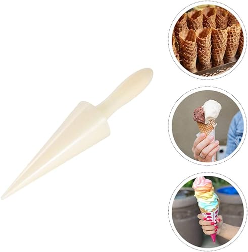 Miniatura 5 de MARURY Pizzelle rodillo de cono de helado Krumkake Herramienta de pastelería Cono de helado Cocina Hornear Waffle Cone Maker Tool Waffle Cone Roller