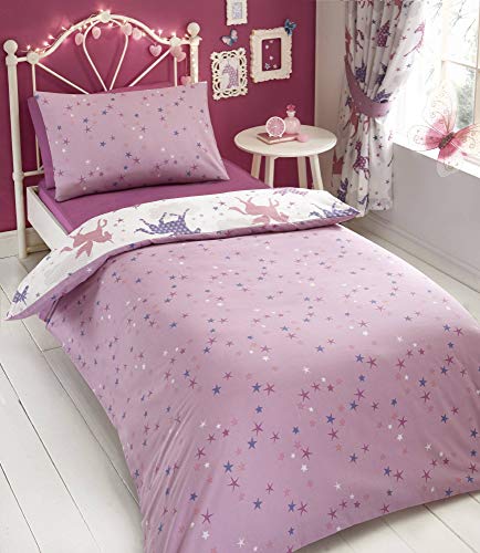 Kidz Club Divine Unicorn Gesteppte Tagesdecke, Pink - Image 4