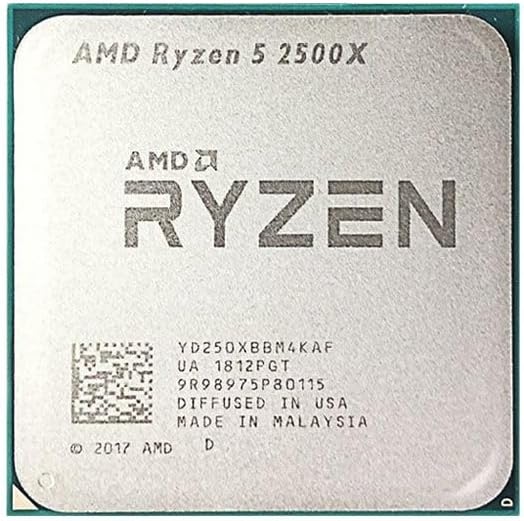 CPU AMD Ryzen 5 2500X Usado 4-Core 8-Thread Procesador de escritorio 3.6 GHz 8M 65W Socket AM4