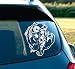 LA DECAL Jack and Sally Skellington in Love Nightmare Before Christmas car Truck Laptop MAC Vinyl Decal Sticker 7" White/Red