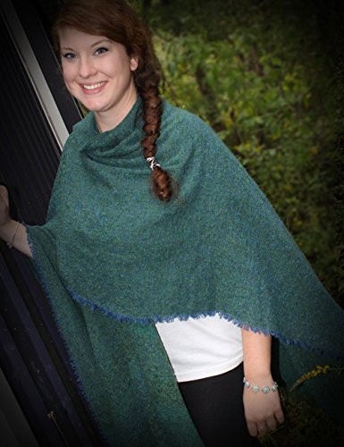 Biddy Murphy Irish Warm & Soft Lambswool Pashmina Shawl & Wrap for Women, Oversized Warm & Cozy Ruana, Made in Ireland2