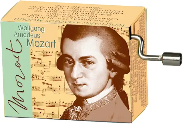 Mozart Figur Spieluhr - Kleine Nachtmusik Musikbox von Fridolin