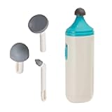 Rolyan Mini Massager with Battery, Handheld Compact Massager with Interchangeable Heads Reduces Scar Visibility, Quiet Vibration, Ergonomic Grip, Portable for On-the-Go Use, Battery Operated